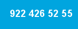 922 426 52 55 922 426 52 55